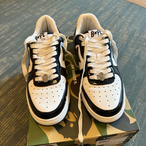 ABathing Ape Bape Sta Low color Black size 9 - Picture 14 of 16